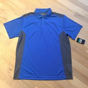 🆕 Nike Golf Dri-Fit Polo Blue & Gray Size XL